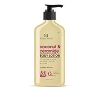 Botanic Hearth Lotion pour le corps à la noix de coco et céramide | Réparation barrière avec 5 mélanges d'huile et de beurre, hydratation profonde, sans paraben, soin 5 en 1, 16 fl oz
