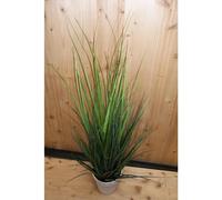 BOTANIC®-Herbe artificielle en pot blanc 70x35x11,5 cm