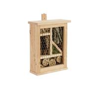 BOTANIC®-Hôtel à insectes carré en bois coloris naturel