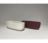 BOTANIC®-Jardinière trio coloris multicolore en céramique - 20,5 x 8 x 6,8 cm