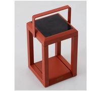 BOTANIC®-Lanterne solaire en aluminium terracotta Oxalis - 16 x 16 x 25 cm