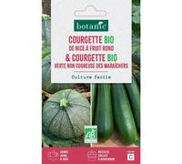BOTANIC®-Mélange de graines de courgette bio Nice et de courgette verte botanic - graines à semer