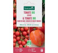 BOTANIC®-Mélange de graines de tomate cerise bio et de tomate cuor di bue bio botanic - graines à semer