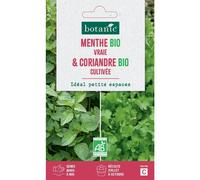 BOTANIC®-Mélange de graines menthe vraie bio et de coriande cultivée bio botanic - graines à semer