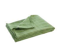 BOTANIC®-Nappe décorative à carreaux coloris multicolore en coton - 150 x 250 cm