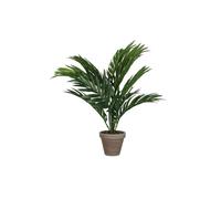 BOTANIC®-Palmier vert plante artificielle en pot Stan gris H 45 x diamètre 60 cm