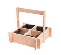 BOTANIC®-Panier potager 4 cases avec anse et feutre géotextile botanic - 52 x 52 x 16 cm