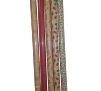 BOTANIC®-Papier cadeau multicolore kraft décoré en rouleau - 70 cm x 2 m