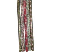BOTANIC®-Papier cadeau multicolore traditionnel en rouleau - 70 cm x 2 m