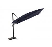BOTANIC®-Parasol déporté en toile bleu jean chiné MWH - 3x3m