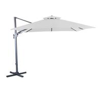 BOTANIC®-Parasol déporté orientable et inclinable couleur écru Proloisirs - 3 x 3 m