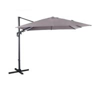 BOTANIC®-Parasol déporté, orientable, inclinable et rotatif en aluminium écru PROLOISIRS NH20 - 3x3m
