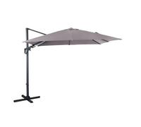 BOTANIC®-Parasol déporté rotating orientable taupe 300 x 300 cm