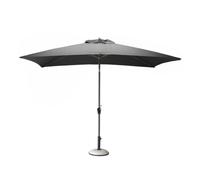 BOTANIC®-Parasol droit gris en aluminium Proloisirs Tilt - 3 x 2 m