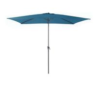 BOTANIC®-Parasol droit inclinable bleu en aluminium Proloisirs Tilt - 3 x 2 m