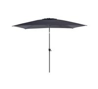 BOTANIC®-Parasol gris à manivelle inclinable Proloisirs - 3 x 2 m