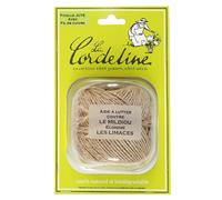 La cordeline Pelote 200g Jute + Fil De Cuivre Ø2mm ±150m S/Grande Coque, Naturel, 9 x 9 x 9 cm