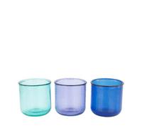 BOTANIC®-Photophore en verre recyclé coloré - diamètre 9 x H 9 cm