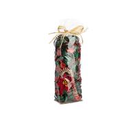 BOTANIC®-Pot-pourri de fleurs séchées rouge et vert senteur de Noël - 3,5 x 9 cm