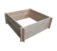 BOTANIC®-Potager carré brut haut botanic - 90 x 90 x 32 cm