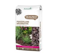 BOTANIC®-Pouzzolane rouge pour jardin de calibre 16 à 25 mm en sac de 20 L