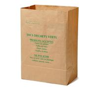 BOTANIC®-Sac en papier kraft marron de 120 L - Les 10 pièces