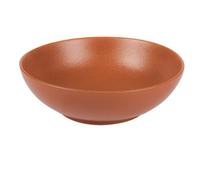 BOTANIC®-Saladier Vesuvio coloris orange en grès - diamètre 24 cm