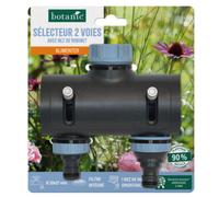 BOTANIC®-Sélecteur botanic 2 sorties filetées 20 x 27 mm avec nez de robinet