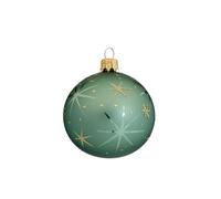 BOTANIC®-Suspension boule décorative coloris vert en verre traditionnel - diamètre 7 cm