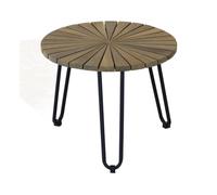BOTANIC®-Table basse acacia coloris marron en acacia - 50 x 40,5 cm