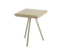 BOTANIC®-Table basse carrée verte craquelée en métal - 36 x 36 x 40 cm