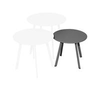 BOTANIC®-Table basse coloris noir en acier Massaî - 35 cm