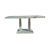 BOTANIC®-Table basse design à motifs Pélican BIZZOTTO Kledi - 120x70x43cm