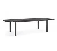 BOTANIC®-Table extensible anthracite BIZZOTTO HILDE - 200/300x100cm