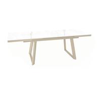 BOTANIC®-Table Malo avec rallonge automatique en aluminium - 180 x 240 x 100 cm