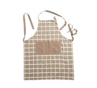 BOTANIC®-Tablier à carreaux coloris multicolore en coton - 70 x 85 cm