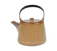 Theiere en grès + filtre Tiao 1 L vert orange