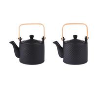 Coffret théière Snow black mat 0,8 l Table passion