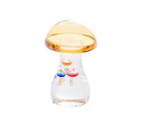 BOTANIC®-Thermomètre de Galilée en verre en forme de champignon - 7 x 6,8 x H 15 cm