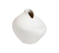 BOTANIC®-Vase blanc en grès décor organic grand modèle - 15,5 x 14,5 x 15 cm
