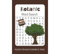 Botanic Word Search Puzzle Book: Easy to Read Print about Flowers, Plants and all things Botany | 6x9 Inches, 110 Pages, 50+ Puzzles | Gift Idea for Vacations, Holiday and Free Time