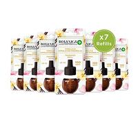 Botanica by Air Wick Recharge pour diffuseur à brancher, vanille et Himalaya, lot de 7 x 19 ml, parfum durable, dure jusqu'à 700 jours, désodorisant à brancher
