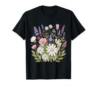 Botanical Bliss Bouquet de Fleurs Sauvages pour Amoureux de la Nature T-Shirt