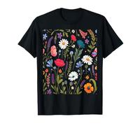 Botanical Bliss Bouquet de Fleurs Sauvages pour Amoureux de la Nature T-Shirt