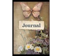 Botanical Butterfly Notes Journal: Elegant Lined Pages for Reflection, Journaling, or Prayer