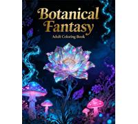Botanical Fantasy: Adult Coloring Book - A Magical Journey Through Floral Art