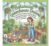 Botanical Greenhouse Dreams: A Cute Plant Parent Coloring Book featuring Succulents, Fairy Gardens, and Sun-Drenched Sunrooms