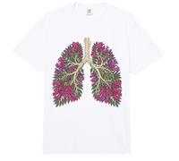 Botanical Lungs Fleurs Arbre Branches Anatomie Jacaranda Comfort Colors Adult Heavyweight T-Shirt