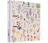 Botanical Wild Flowers Lever Arch Finder,2 Ring Binder,Format 28 X 32 X 7 Cm,School Supplies,Organizers,Office Supplies