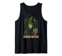 Botanical Witch Green Witch Vintage Femmes Herbal Magic Débardeur